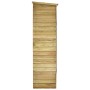 Caseta herramientas jardín madera pino impregnada 123x50x171 cm de vidaXL, Cobertizos - Ref: Foro24-46361, Precio: 311,43 €, ...