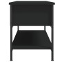 Schwarzer TV-Schrank aus Sperrholz, 100 x 35 x 45 cm von vidaXL, TV-Möbel - Ref: Foro24-832783, Preis: 51,24 €, Rabatt: %