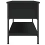 Schwarzer TV-Schrank aus Sperrholz, 100 x 35 x 45 cm von vidaXL, TV-Möbel - Ref: Foro24-832783, Preis: 49,11 €, Rabatt: %