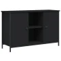 Mueble de TV madera de ingeniería negro 100x35x65 cm de vidaXL, Muebles TV - Ref: Foro24-832778, Precio: 77,21 €, Descuento: %