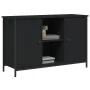 Mueble de TV madera de ingeniería negro 100x35x65 cm de vidaXL, Muebles TV - Ref: Foro24-832778, Precio: 77,21 €, Descuento: %