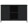 Black engineered wood TV cabinet 100x35x65 cm by vidaXL, TV Furniture - Ref: Foro24-832778, Price: 77,21 €, Discount: %