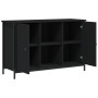 Schwarzer TV-Schrank aus Holzwerkstoff, 100 x 35 x 65 cm von vidaXL, TV-Möbel - Ref: Foro24-832778, Preis: 78,15 €, Rabatt: %