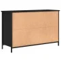 Mueble de TV madera de ingeniería negro 100x35x65 cm de vidaXL, Muebles TV - Ref: Foro24-832778, Precio: 77,21 €, Descuento: %