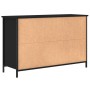 Schwarzer TV-Schrank aus Holzwerkstoff, 100 x 35 x 65 cm von vidaXL, TV-Möbel - Ref: Foro24-832778, Preis: 78,15 €, Rabatt: %