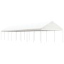 Gazebo with white polyethylene roof 17.84x4.08x3.22 m by vidaXL, Tents and gazebos - Ref: Foro24-3155516, Price: 679,16 €, Di...