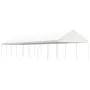 Gazebo with white polyethylene roof 17.84x4.08x3.22 m by vidaXL, Tents and gazebos - Ref: Foro24-3155516, Price: 670,86 €, Di...