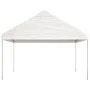 Gazebo with white polyethylene roof 17.84x4.08x3.22 m by vidaXL, Tents and gazebos - Ref: Foro24-3155516, Price: 670,86 €, Di...