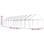 Gazebo with white polyethylene roof 17.84x4.08x3.22 m by vidaXL, Tents and gazebos - Ref: Foro24-3155516, Price: 670,86 €, Di...