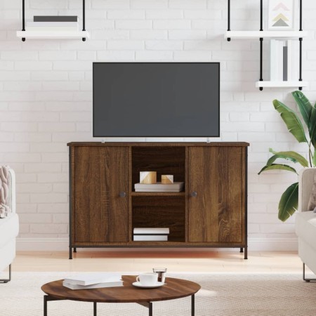 TV-Möbel aus brauner Eiche 100x35x65 cm von vidaXL, TV-Möbel - Ref: Foro24-832782, Preis: 85,49 €, Rabatt: %
