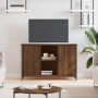 TV-Möbel aus brauner Eiche 100x35x65 cm von vidaXL, TV-Möbel - Ref: Foro24-832782, Preis: 85,49 €, Rabatt: %