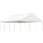 Pavillon mit weißem Polyethylendach 8,92 x 5,88 x 3,75 m von vidaXL, Zelte und Pavillons - Ref: Foro24-3155520, Preis: 511,27...