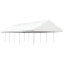 Pavillon mit weißem Polyethylendach 13,38 x 5,88 x 3,75 m von vidaXL, Zelte und Pavillons - Ref: Foro24-3155522, Preis: 767,5...