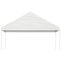 Pavillon mit weißem Polyethylendach 13,38 x 5,88 x 3,75 m von vidaXL, Zelte und Pavillons - Ref: Foro24-3155522, Preis: 767,5...