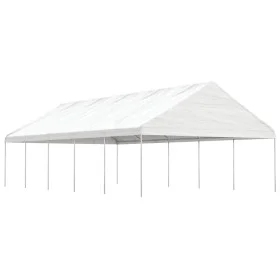 Pavillon mit weißem Polyethylendach 11,15 x 5,88 x 3,75 m von vidaXL, Zelte und Pavillons - Ref: Foro24-3155521, Preis: 605,4...