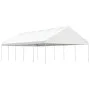 Pavillon mit weißem Polyethylendach 11,15 x 5,88 x 3,75 m von vidaXL, Zelte und Pavillons - Ref: Foro24-3155521, Preis: 605,4...