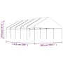 Pavillon mit weißem Polyethylendach 11,15 x 5,88 x 3,75 m von vidaXL, Zelte und Pavillons - Ref: Foro24-3155521, Preis: 605,4...
