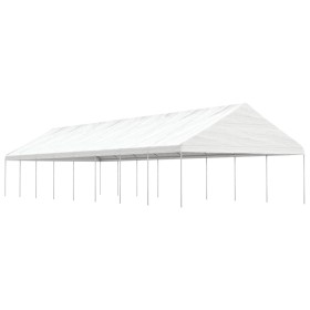 Cenador con techo polietileno blanco 17,84x5,88x3,75 m de vidaXL, Carpas y cenadores - Ref: Foro24-3155524, Precio: 950,16 €,...