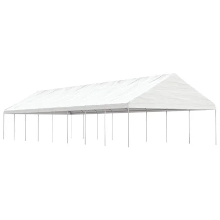 Pavillon mit weißem Polyethylendach 17,84 x 5,88 x 3,75 m von vidaXL, Zelte und Pavillons - Ref: Foro24-3155524, Preis: 956,2...