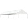 Pavillon mit weißem Polyethylendach 17,84 x 5,88 x 3,75 m von vidaXL, Zelte und Pavillons - Ref: Foro24-3155524, Preis: 971,7...