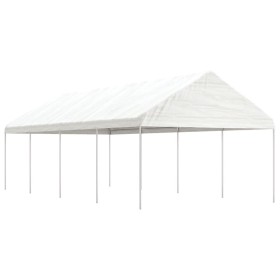 Pavillon mit weißem Polyethylendach 8,92x4,08x3,22 m von vidaXL, Zelte und Pavillons - Ref: Foro24-3155512, Preis: 347,81 €, ...