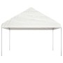 Pavillon mit weißem Polyethylendach 8,92x4,08x3,22 m von vidaXL, Zelte und Pavillons - Ref: Foro24-3155512, Preis: 347,81 €, ...
