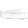 Pavillon mit weißem Polyethylendach 17,84 x 5,88 x 3,75 m von vidaXL, Zelte und Pavillons - Ref: Foro24-3155524, Preis: 956,2...