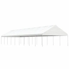 Gazebo with white polyethylene roof 20.07x5.88x3.75 m by vidaXL, Tents and gazebos - Ref: Foro24-3155525, Price: 1,00 €, Disc...