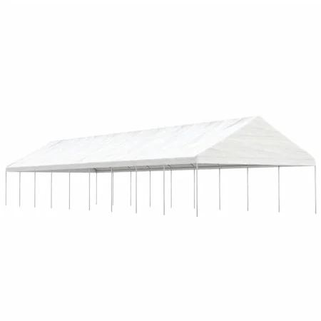 Pavillon mit weißem Polyethylendach 20,07x5,88x3,75 m von vidaXL, Zelte und Pavillons - Ref: Foro24-3155525, Preis: 1,00 €, R...