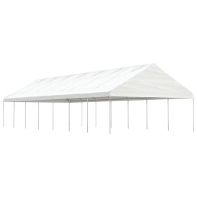 Pavillon mit weißem Polyethylendach 15,61 x 5,88 x 3,75 m von vidaXL, Zelte und Pavillons - Ref: Foro24-3155523, Preis: 869,6...
