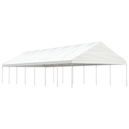 Pavillon mit weißem Polyethylendach 15,61 x 5,88 x 3,75 m von vidaXL, Zelte und Pavillons - Ref: Foro24-3155523, Preis: 850,9...