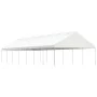 Pavillon mit weißem Polyethylendach 15,61 x 5,88 x 3,75 m von vidaXL, Zelte und Pavillons - Ref: Foro24-3155523, Preis: 856,1...