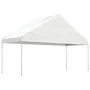Gazebo with white polyethylene roof 15.61x5.88x3.75 m by vidaXL, Tents and gazebos - Ref: Foro24-3155523, Price: 856,10 €, Di...