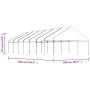 Pavillon mit weißem Polyethylendach 15,61 x 5,88 x 3,75 m von vidaXL, Zelte und Pavillons - Ref: Foro24-3155523, Preis: 850,9...