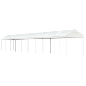 Pavillon mit weißem Polyethylendach 20,07 x 2,28 x 2,69 m von vidaXL, Zelte und Pavillons - Ref: Foro24-3155509, Preis: 614,4...