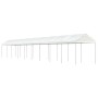 Pavillon mit weißem Polyethylendach 20,07 x 2,28 x 2,69 m von vidaXL, Zelte und Pavillons - Ref: Foro24-3155509, Preis: 614,4...