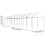 Pavillon mit weißem Polyethylendach 20,07 x 2,28 x 2,69 m von vidaXL, Zelte und Pavillons - Ref: Foro24-3155509, Preis: 606,9...