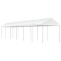 Cenador con techo polietileno blanco 13,38x2,28x2,69 m by vidaXL, Tents and gazebos - Ref: Foro24-3155506, Price: 392,54 €, D...