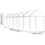 Pavillon mit weißem Polyethylen-Dach 13,38x2,28x2,69 m von vidaXL, Zelte und Pavillons - Ref: Foro24-3155506, Preis: 387,43 €...