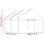Pavillon mit weißem Polyethylendach 4,46 x 5,88 x 3,75 m von vidaXL, Zelte und Pavillons - Ref: Foro24-3155518, Preis: 286,19...