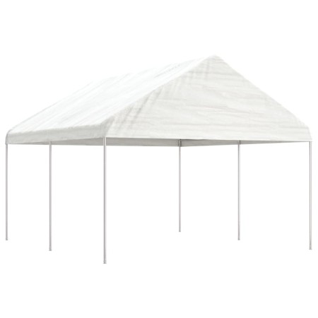 Pavillon mit weißem Polyethylendach 4,46x4,08x3,22 m von vidaXL, Zelte und Pavillons - Ref: Foro24-3155510, Preis: 202,75 €, ...