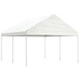 Pavillon mit weißem Polyethylendach 4,46x4,08x3,22 m von vidaXL, Zelte und Pavillons - Ref: Foro24-3155510, Preis: 202,75 €, ...