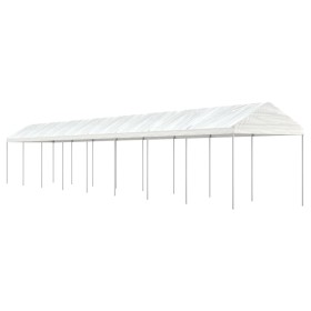 Pavillon mit weißem Polyethylendach 17,84 x 2,28 x 2,69 m von vidaXL, Zelte und Pavillons - Ref: Foro24-3155508, Preis: 514,7...