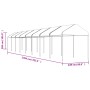 Gazebo with white polyethylene roof 17.84x2.28x2.69 m by vidaXL, Tents and gazebos - Ref: Foro24-3155508, Price: 514,71 €, Di...