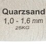 Filter sand 25 kg 1.0-1.6 mm by vidaXL, Pool and spa filters - Ref: Foro24-94317, Price: 34,39 €, Discount: %