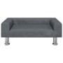Dunkelgraues Hundebett aus Samt, 70 x 45 x 26,5 cm von vidaXL, Betten für Hunde - Ref: Foro24-171920, Preis: 64,59 €, Rabatt: %