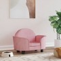 Hundebett aus rosa Samt, 66 x 40 x 45 cm von vidaXL, Betten für Hunde - Ref: Foro24-171841, Preis: 85,60 €, Rabatt: %