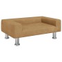 Cama para perros de terciopelo marrón 70x45x26,5 cm by vidaXL, Beds for dogs - Ref: Foro24-171923, Price: 55,83 €, Discount: %