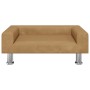 Cama para perros de terciopelo marrón 70x45x26,5 cm by vidaXL, Beds for dogs - Ref: Foro24-171923, Price: 55,83 €, Discount: %
