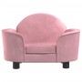 Hundebett aus rosa Samt, 66 x 40 x 45 cm von vidaXL, Betten für Hunde - Ref: Foro24-171841, Preis: 85,60 €, Rabatt: %